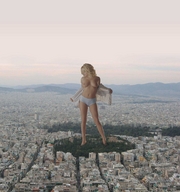 breasts collage panties city mega blonde topless legs danna navel_ring