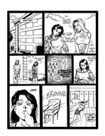 drawing comic monochrome anime shrunken lineart shrunken_woman my_big_boyfriend jason_kantowski kantowski